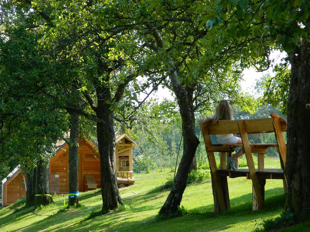 Glamping Organic Farm Slibar Villa Tržič Exteriör bild