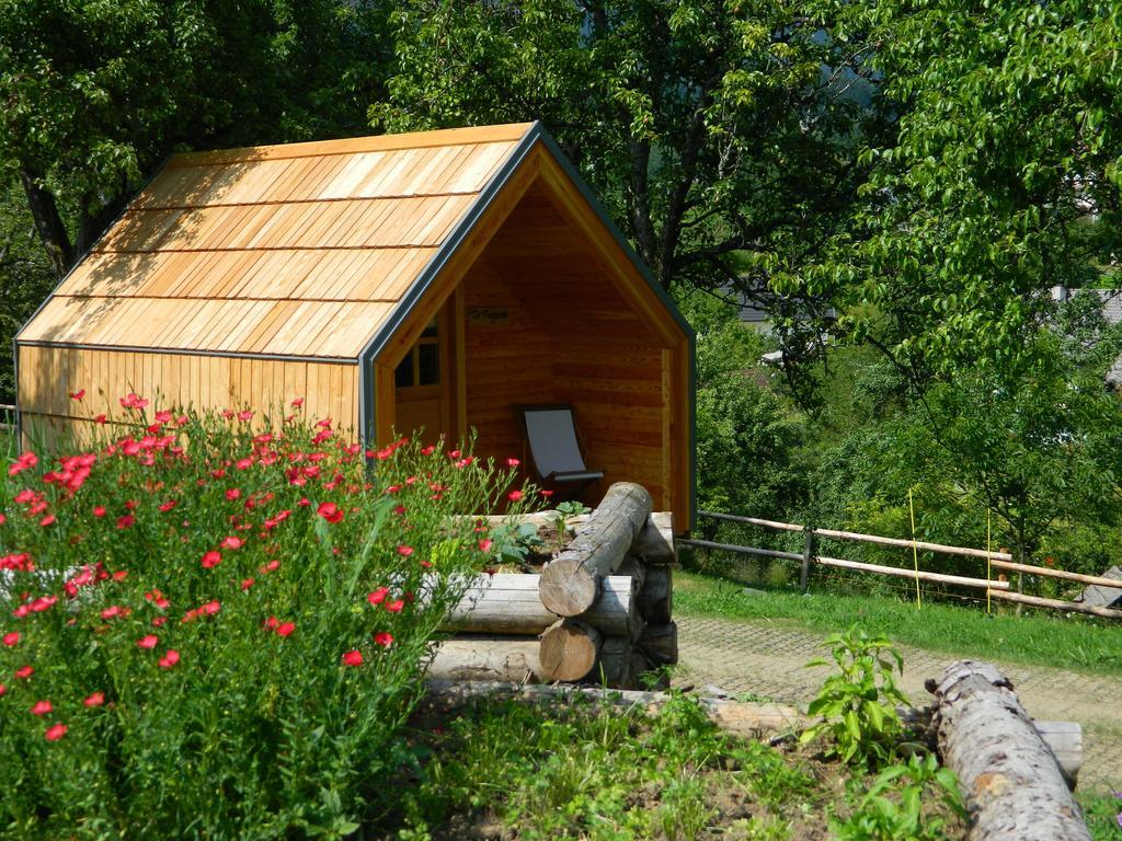 Glamping Organic Farm Slibar Villa Tržič Exteriör bild