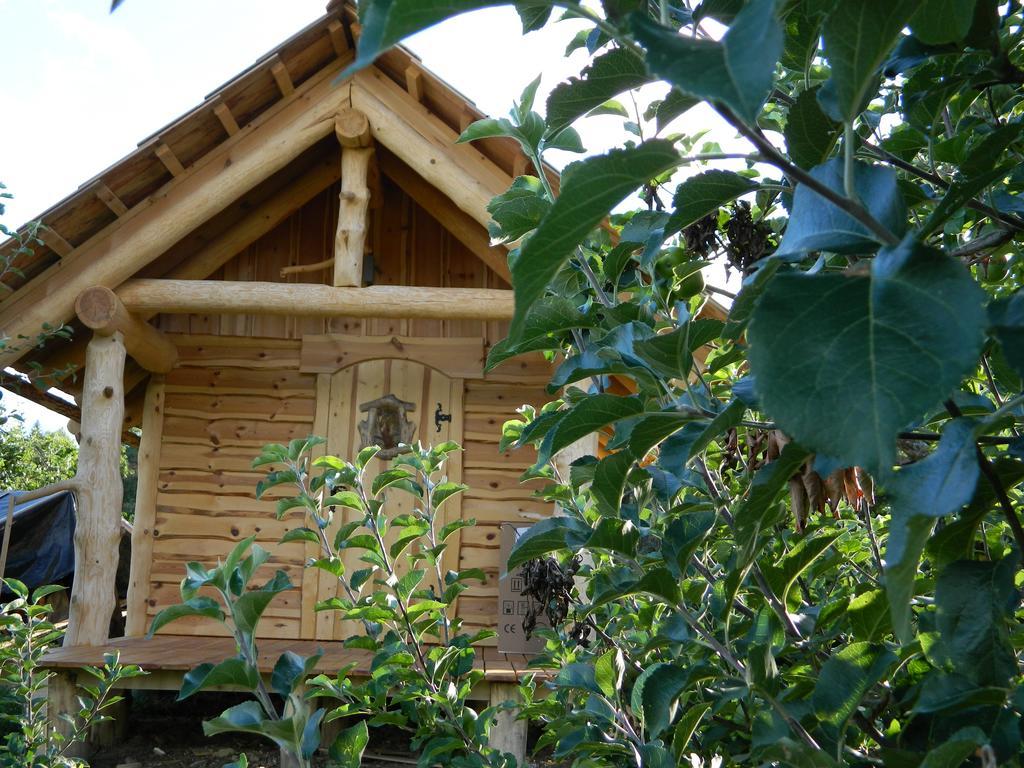 Glamping Organic Farm Slibar Villa Tržič Exteriör bild