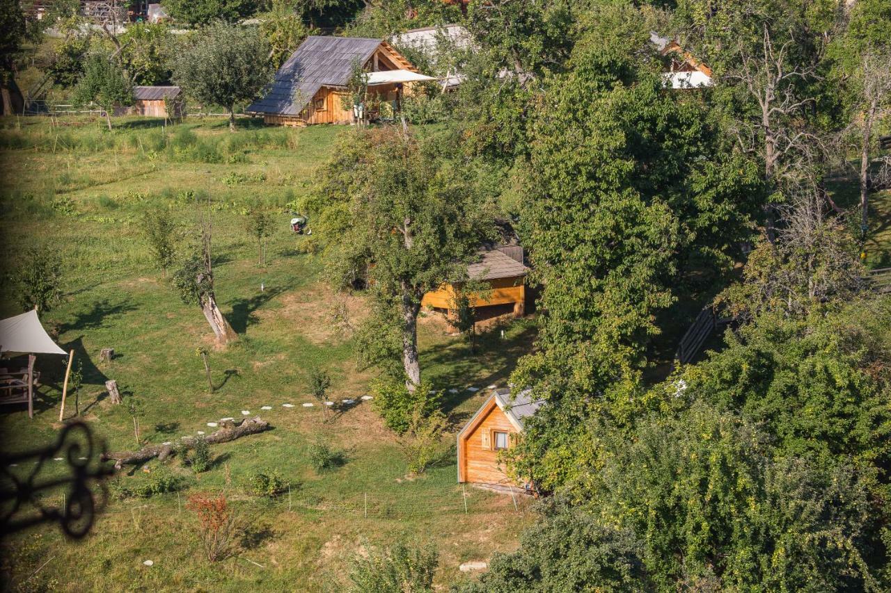 Glamping Organic Farm Slibar Villa Tržič Exteriör bild