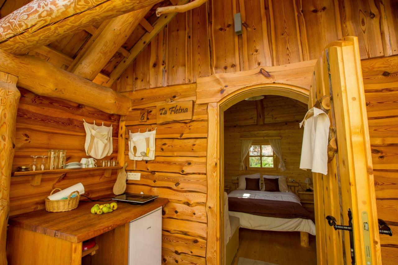 Glamping Organic Farm Slibar Villa Tržič Exteriör bild