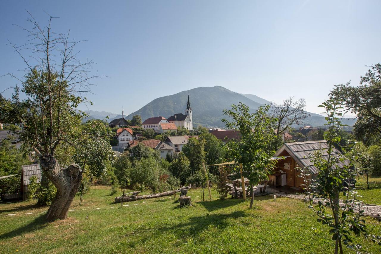 Glamping Organic Farm Slibar Villa Tržič Exteriör bild