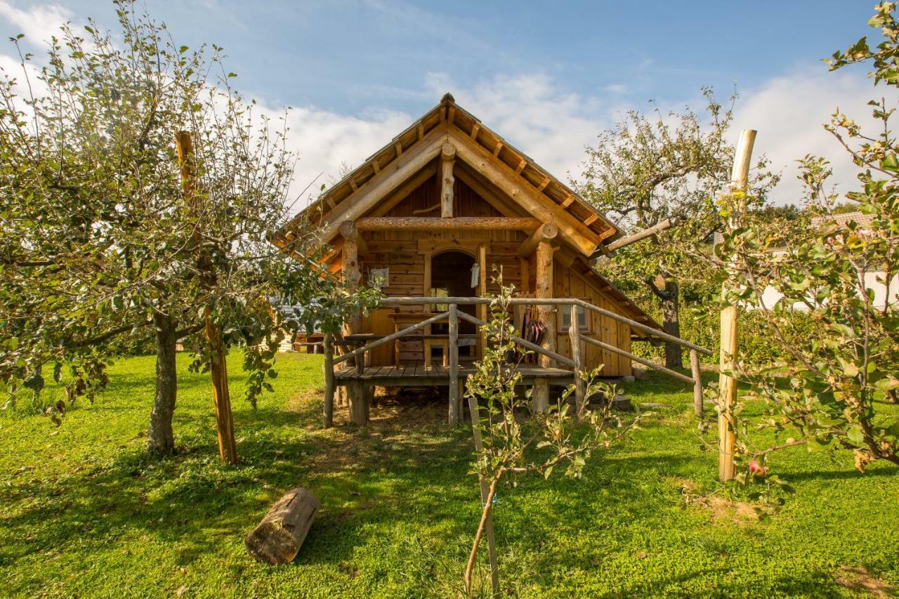 Glamping Organic Farm Slibar Villa Tržič Exteriör bild