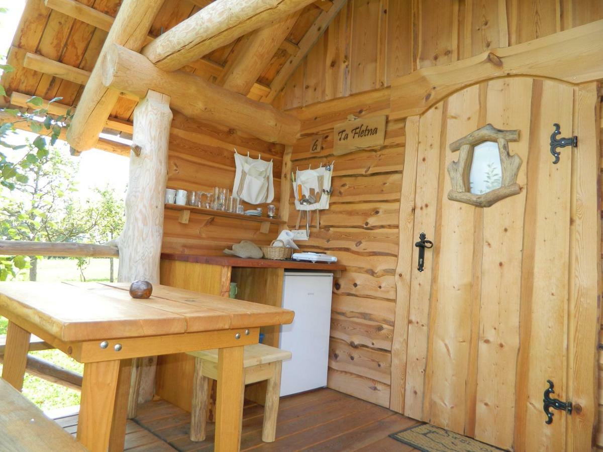 Glamping Organic Farm Slibar Villa Tržič Exteriör bild