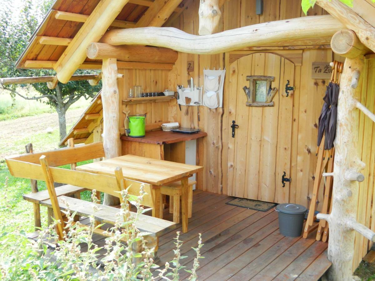 Glamping Organic Farm Slibar Villa Tržič Exteriör bild